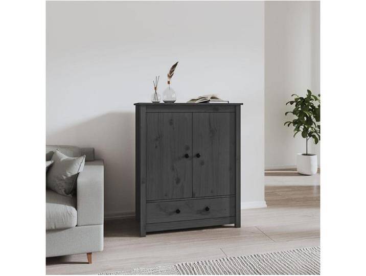 Highboard,Kommode Grau 83x41,5x100 cm Massivholz Kiefer -gkd920961 Highboard,Kommode Grau 83x41,5x100 cm Massivholz Kiefer -gkd920961 von Kauf-Unique Marketplace