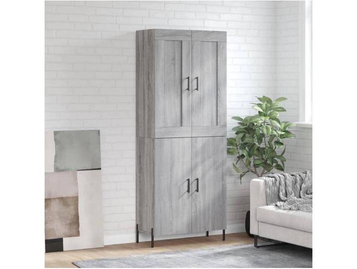 Highboard,Kommode Grau Sonoma 69,5x34x180 cm Holzwerkstoff -gkd432834 von Kauf-Unique Marketplace