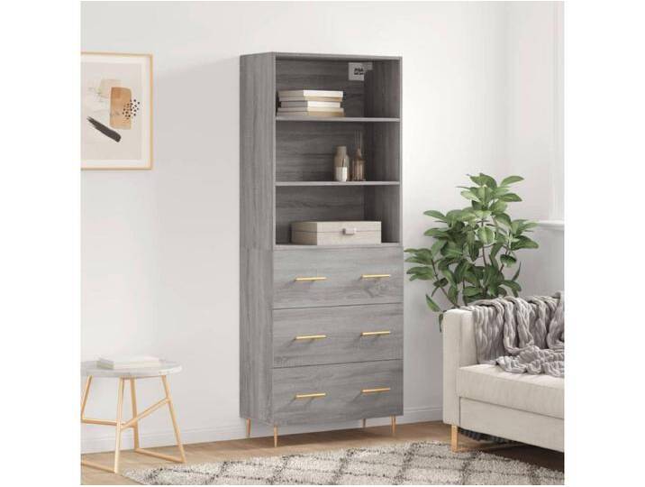 Highboard,Kommode Grau Sonoma 69,5x34x180 cm Holzwerkstoff -gkd547506 Highboard,Kommode Grau Sonoma 69,5x34x180 cm Holzwerkstoff -gkd547506 von Kauf-Unique Marketplace