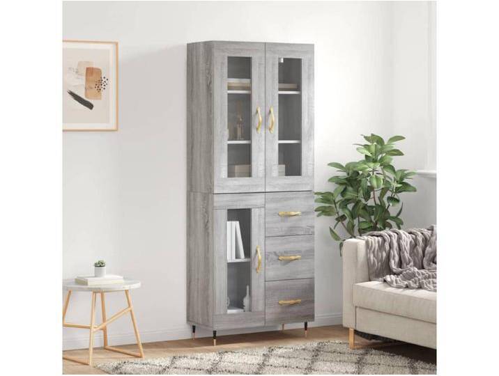 Highboard,Kommode Grau Sonoma 69,5x34x180 cm Holzwerkstoff -gkd549580 Highboard,Kommode Grau Sonoma 69,5x34x180 cm Holzwerkstoff -gkd549580 von Kauf-Unique Marketplace
