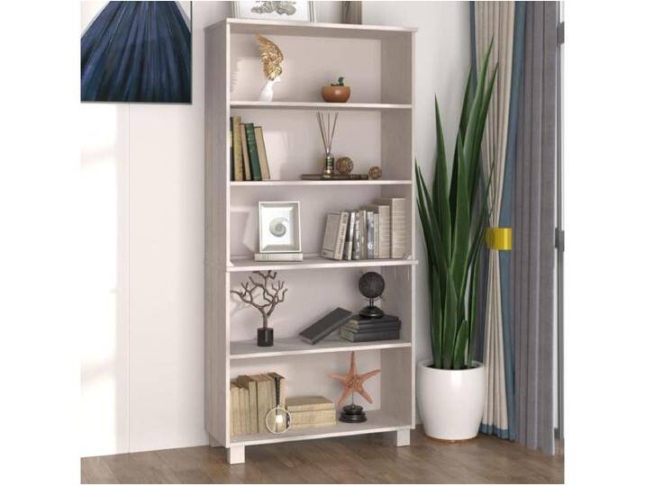 Highboard,Kommode HAMAR Massivholz Kiefer Weiß -gkd537123 von Kauf-Unique Marketplace