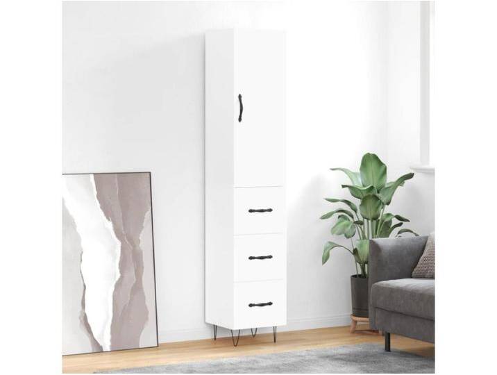 Highboard,Kommode Weiß 34,5x34x180 cm Holzwerkstoff -gkd299724 Highboard,Kommode Weiß 34,5x34x180 cm Holzwerkstoff -gkd299724 von Kauf-Unique Marketplace