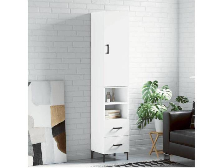 Highboard,Kommode Weiß 34,5x34x180 cm Holzwerkstoff -gkd405465 Highboard,Kommode Weiß 34,5x34x180 cm Holzwerkstoff -gkd405465 von Kauf-Unique Marketplace