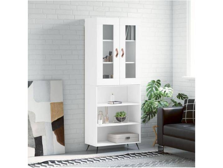 Highboard,Kommode Weiß 69,5x34x180 cm Holzwerkstoff -gkd359513 von Kauf-Unique Marketplace