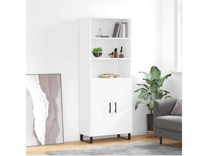 Highboard,Kommode Weiß 69,5x34x180 cm Holzwerkstoff -gkd392155 von Kauf-Unique Marketplace