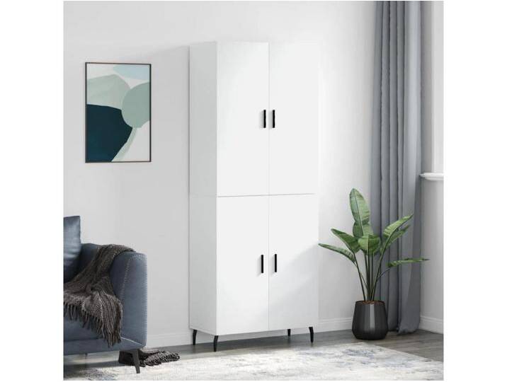 Highboard,Kommode Weiß 69,5x34x180 cm Holzwerkstoff -gkd426522 von Kauf-Unique Marketplace
