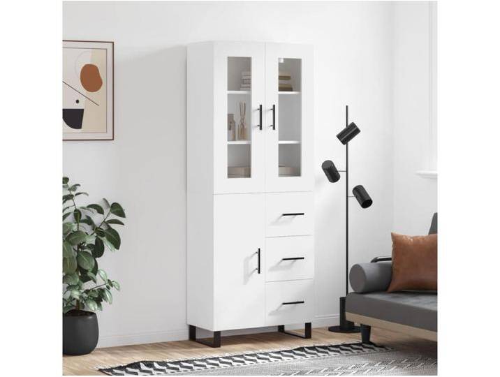 Highboard,Kommode Weiß 69,5x34x180 cm Holzwerkstoff -gkd500924 von Kauf-Unique Marketplace