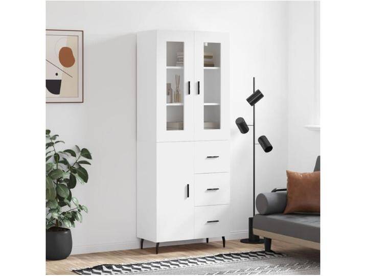 Highboard,Kommode Weiß 69,5x34x180 cm Holzwerkstoff -gkd737936 von Kauf-Unique Marketplace