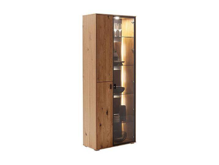 Highboard Standvitrine in Wildeichefarben mit Parsolglas Highboard Standvitrine in Wildeichefarben mit Parsolglas von Kauf-Unique Marketplace