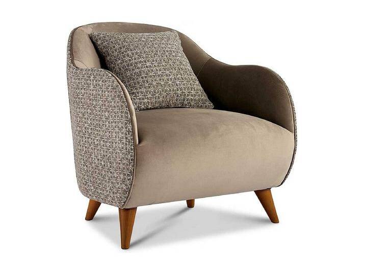 Hochwertiger Polstersessel in modernem Design Beige - Hellbraun Hochwertiger Polstersessel in modernem Design Beige - Hellbraun von Kauf-Unique Marketplace