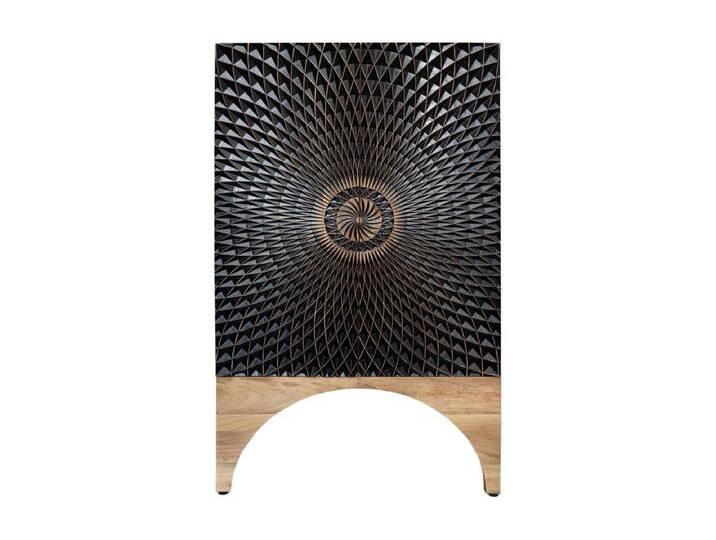 Hohe Anrichte aus schwarzem Mangoholz von Kauf-Unique Marketplace
