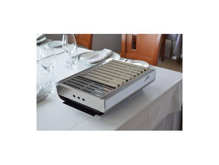 Holzkohle Tischgrill aus Edelstahl – Tragbarer Grill 44 x 29,5 x 12 cm - TRENDY Holzkohle Tischgrill aus Edelstahl – Tragbarer Grill 44 x 29,5 x 12 cm - TRENDY von Kauf-Unique Marketplace