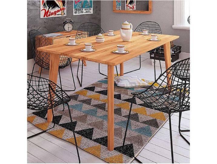 Holztisch aus Kernbuche Massivholz 80 cm tief von Kauf-Unique Marketplace