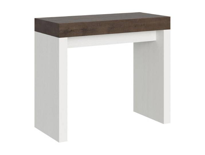 Itamoby - Ausziehbare Konsole 90x40/196 cm Roxell Mix Small Walnussplatte – Struktur aus weißer Esche von Kauf-Unique Marketplace