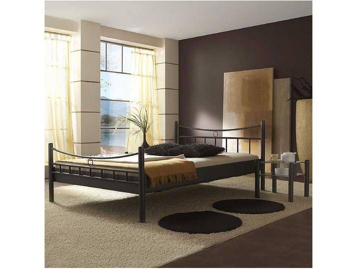 Jugendbett in Schwarz Eisen mit Nachttisch (zweiteilig) von Kauf-Unique Marketplace