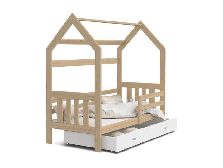 KINDERBETT aus Holz Montale 190x80 cm, Konstruktion Kiefer / Schublade weiß KINDERBETT aus Holz Montale 190x80 cm, Konstruktion Kiefer / Schublade weiß von Kauf-Unique Marketplace