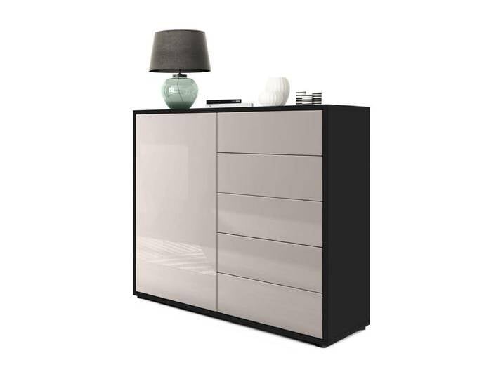 KOMMODE Ben Front in Sandgrau Hochglanz KOMMODE Ben Front in Sandgrau Hochglanz von Kauf-Unique Marketplace