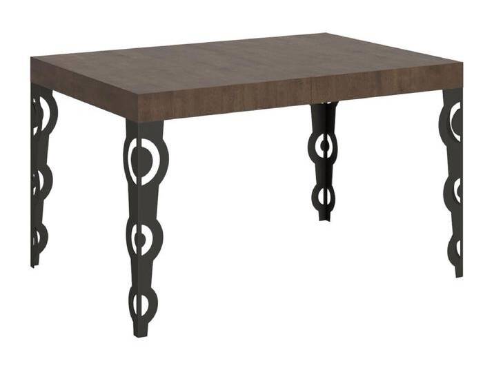 Karamay Ausziehtisch 140/224x80cm Walnuss Anthrazit Beine von Kauf-Unique Marketplace