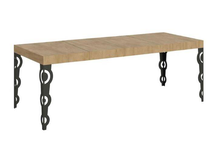 Karamay Premium Ausziehtisch 180/440x90 cm Natur Eiche anthrazit Beine von Kauf-Unique Marketplace