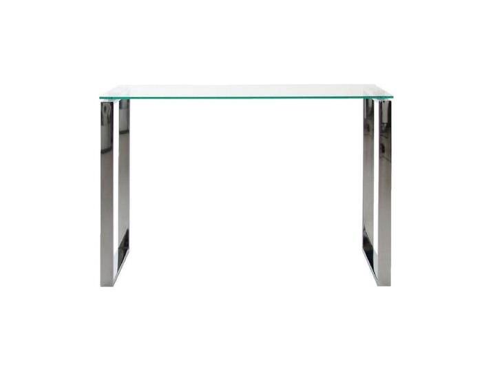 Kate Konsolentisch mit klaren Glas und Chrom Gestell. Kate Konsolentisch mit klaren Glas und Chrom Gestell. von Kauf-Unique Marketplace