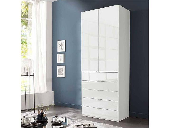 Kleiderschrank Schlafzimmerschrank mit fünf Schubladen und Drehtüren Kleiderschrank Schlafzimmerschrank mit fünf Schubladen und Drehtüren von Kauf-Unique Marketplace