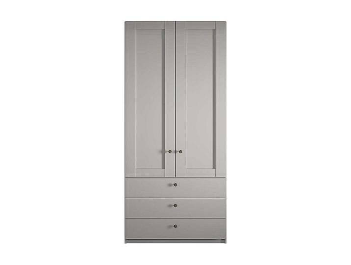 Kleiderschrank ohne Spiegel in Hellgrau Made in Germany von Kauf-Unique Marketplace