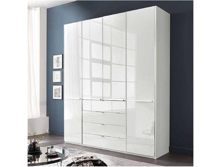 Kleiderschrank weiß Schlafzimmerschrank mit Drehtüren 216 cm hoch Kleiderschrank weiß Schlafzimmerschrank mit Drehtüren 216 cm hoch von Kauf-Unique Marketplace