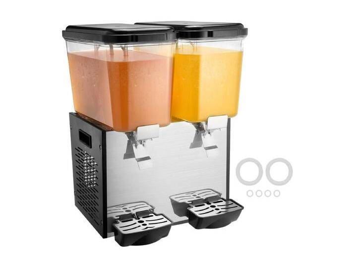 Kommerzieller Getränkespender SucceBuy 18L x 2 Behälter, 370W, Kaltgetränkespender für Partys von Kauf-Unique Marketplace