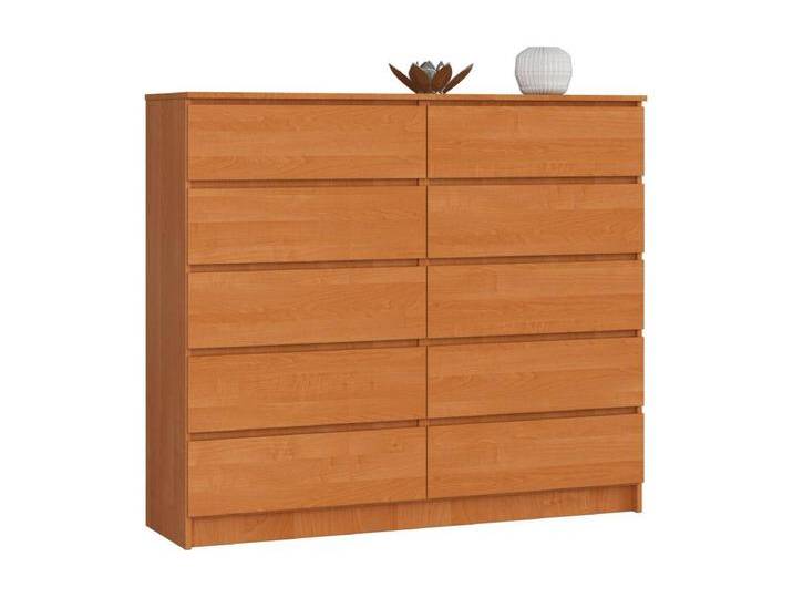 Kommode AKORD K140 Erle 138 cm 10 Schubladen B138 x H121 x T40 cm Kommode AKORD K140 Erle 138 cm 10 Schubladen B138 x H121 x T40 cm von Kauf-Unique Marketplace