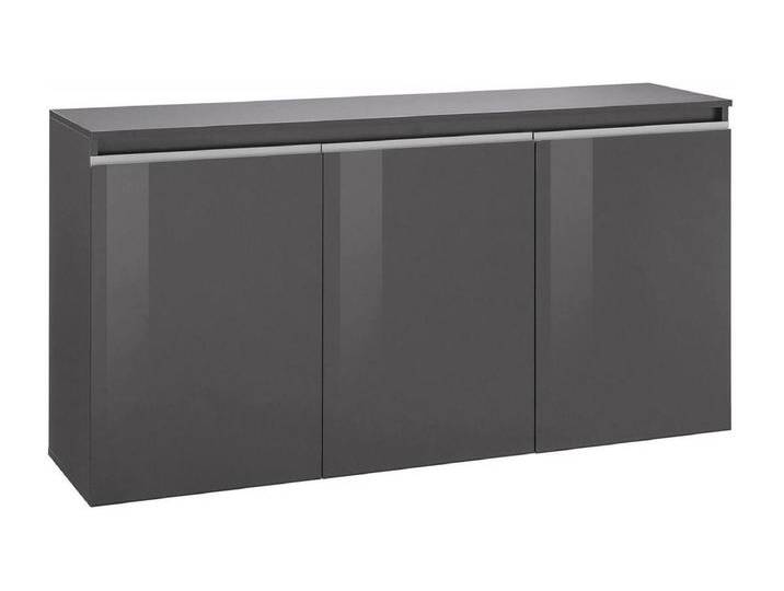 Kommode Dlun, Küchen-Sideboard mit 3 Türen, Wohnzimmer-Buffet, 100% Made in Italy, cm 150x40h81, Anthrazit glänzend Kommode Dlun, Küchen-Sideboard mit 3 Türen, Wohnzimmer-Buffet, 100% Made in Italy, cm 150x40h81, Anthrazit glänzend von Kauf-Unique Marketplace