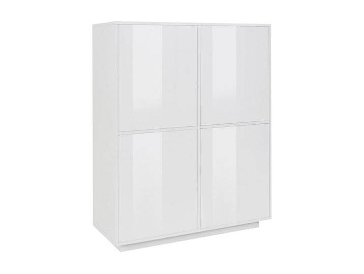 Kommode Dpaci, Küchen-Sideboard mit 4 Türen, Wohnzimmer-Buffet, 100% Made in Italy, cm 100x41h126, glänzend weiß Kommode Dpaci, Küchen-Sideboard mit 4 Türen, Wohnzimmer-Buffet, 100% Made in Italy, cm 100x41h126, glänzend weiß von Kauf-Unique Marketplace