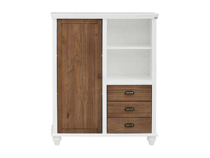 Kommode Highboard mit drei Schubladen und offenen Fächern von Kauf-Unique Marketplace
