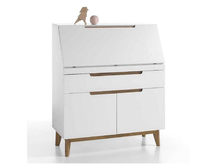 Kommode in Weiß Eiche als Sekretär Kommode in Weiß Eiche als Sekretär von Kauf-Unique Marketplace