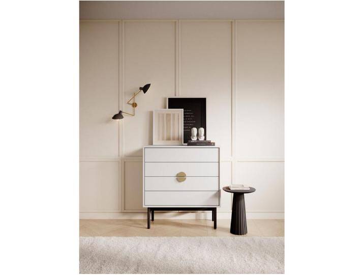 Kommode mit 4 Schubladen - weiß - 85,5 cm - STOON von Kauf-Unique Marketplace