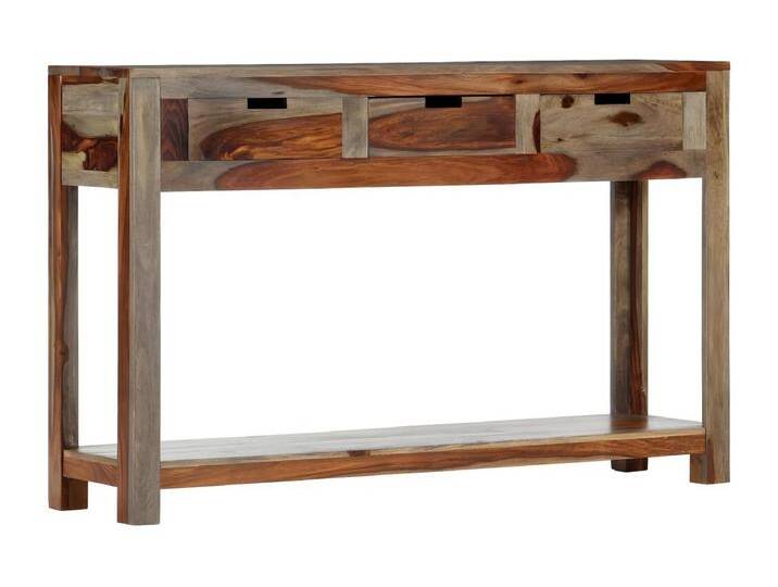 Konsolentisch,Flurtisch mit 3 Schubladen 120x30x75 cm Massivholz -gkd397425 von Kauf-Unique Marketplace