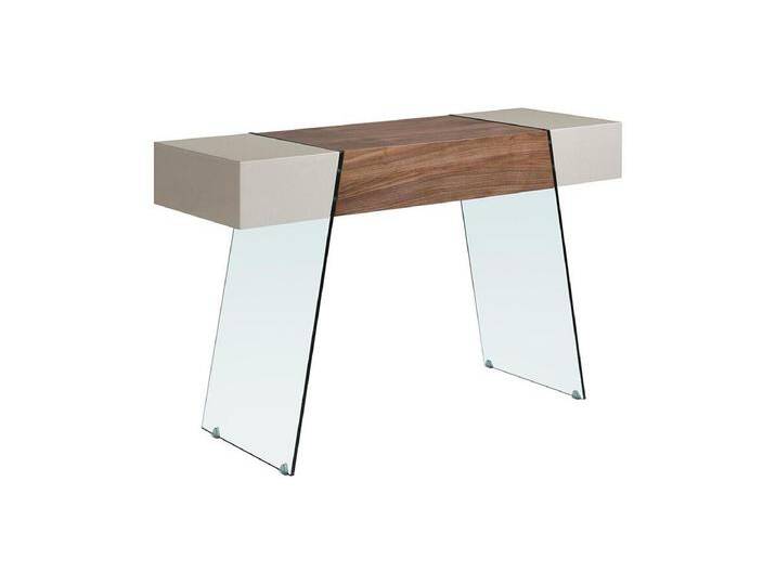 Konsolentisch Nussbaum und Glas 3029 ANGEL CERDA von Kauf-Unique Marketplace