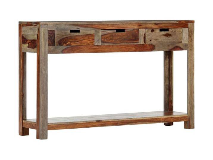 Konsolentisch mit 3 Schubladen 120x30x75 cm Massivholz Akazie von Kauf-Unique Marketplace