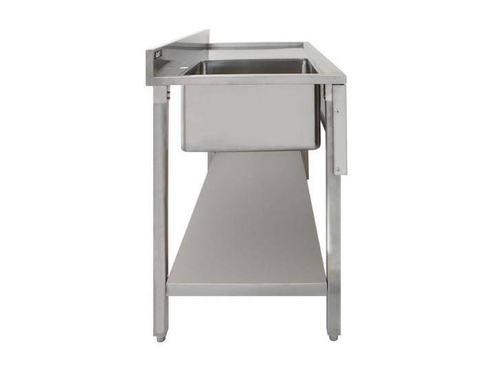 KuKoo Gastro Edelstahlspüle Waschbecken Spültisch Spülbecken Gastrospüle Spüle Spülbecken Gastronomie 1 Becken links Abtropffläche Rechts 120cm x 60cm x 90cm mit Gratis Abflusssieb KuKoo Gastro Edelstahlspüle Waschbecken Spültisch Spülbecken Gastrospüle Spüle Spülbecken Gastronomie 1 Becken links Abtropffläche Rechts 120cm x 60cm x 90cm mit Gratis Abflusssieb von Kauf-Unique Marketplace