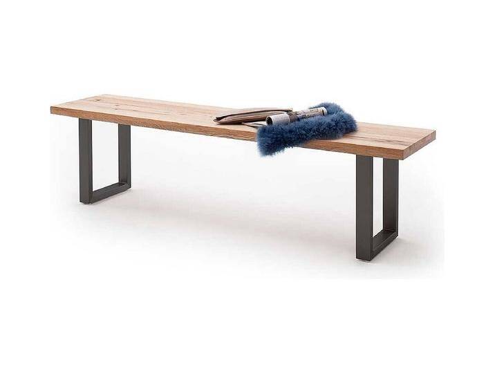 Küchenbank aus Zerreiche Massivholz Bügelgestell aus Metall Küchenbank aus Zerreiche Massivholz Bügelgestell aus Metall von Kauf-Unique Marketplace