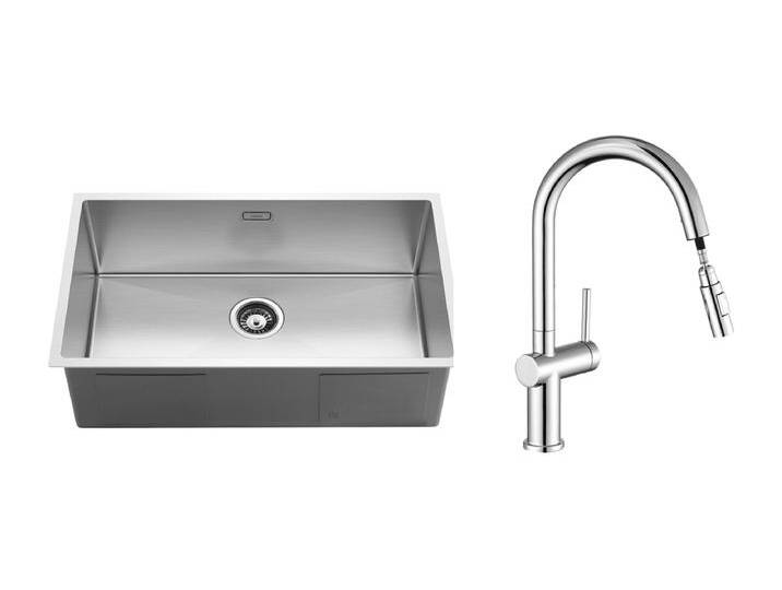 Küchenspüle 1 Becken 74*44*20CM 304 Edelstahl gebürstet Spüle mit Siphon und Überlauf + ausziehbarer Küchenarmatur mit zwei Funktionen Küchenspüle 1 Becken 74*44*20CM 304 Edelstahl gebürstet Spüle mit Siphon und Überlauf + ausziehbarer Küchenarmatur mit zwei Funktionen von Kauf-Unique Marketplace