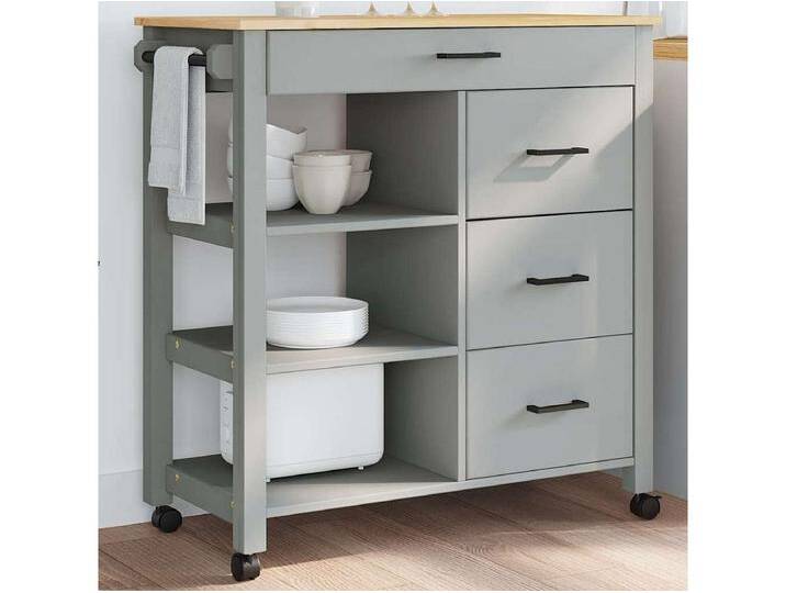 Küchenwagen MONZA 84x40x90 cm Massivholz Kiefer Küchenwagen MONZA 84x40x90 cm Massivholz Kiefer von Kauf-Unique Marketplace