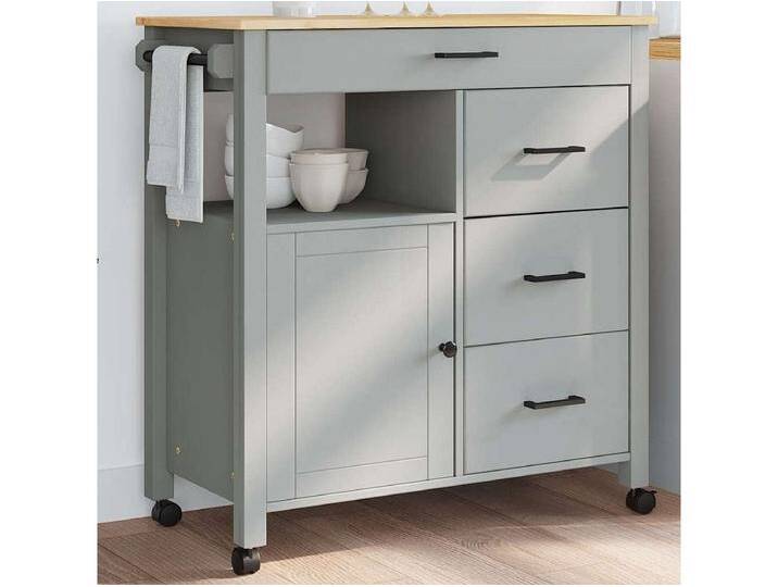 Küchenwagen MONZA 84x40x88,5 cm Massivholz Kiefer Küchenwagen MONZA 84x40x88,5 cm Massivholz Kiefer von Kauf-Unique Marketplace