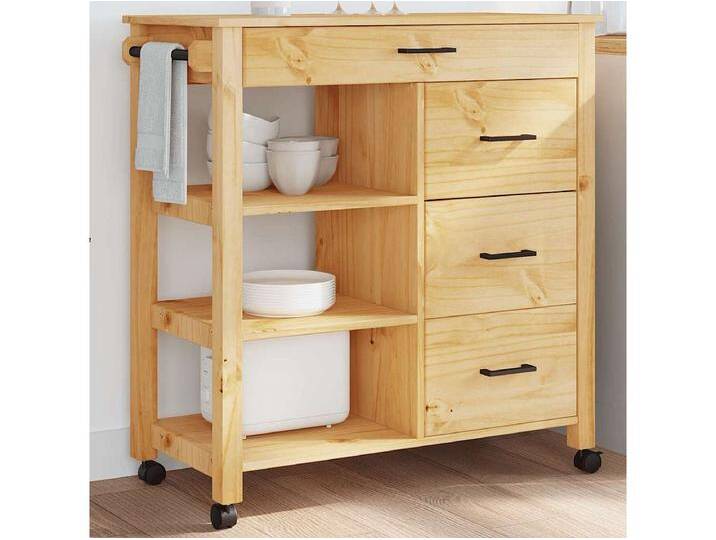 Küchenwagen MONZA 84x40x88,5 cm Massivholz Kiefer Küchenwagen MONZA 84x40x88,5 cm Massivholz Kiefer von Kauf-Unique Marketplace