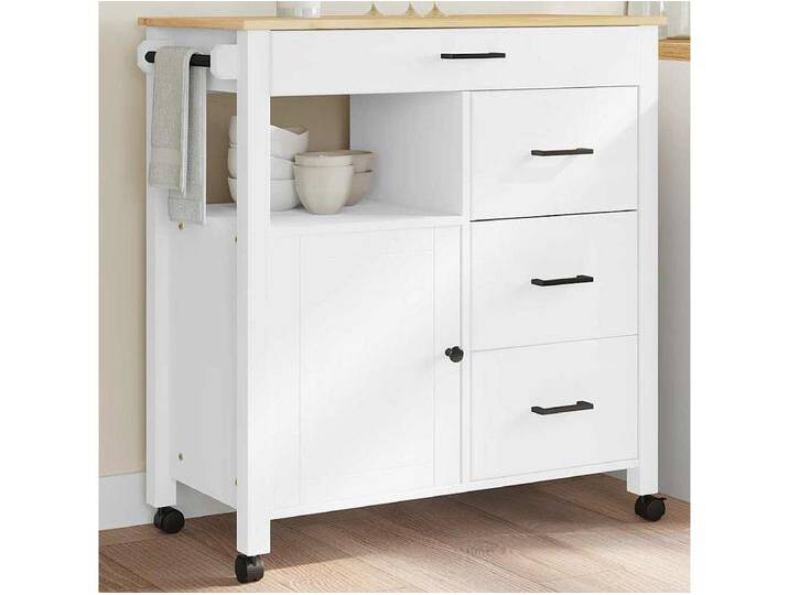 Küchenwagen MONZA 84x40x90 cm Massivholz Kiefer Küchenwagen MONZA 84x40x90 cm Massivholz Kiefer von Kauf-Unique Marketplace