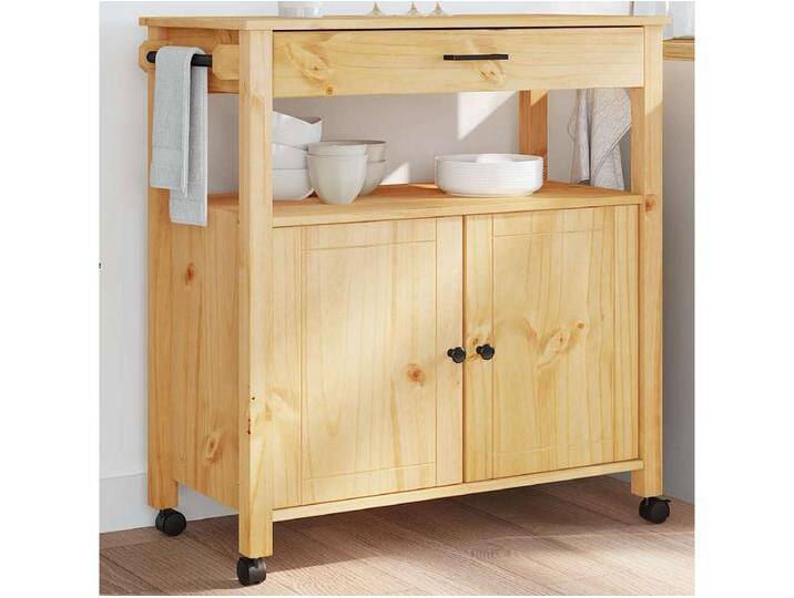 Küchenwagen MONZA 84x40x88,5 cm Massivholz Kiefer Küchenwagen MONZA 84x40x88,5 cm Massivholz Kiefer von Kauf-Unique Marketplace
