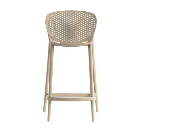 Kunststoff Barhocker wetterfest Beige (2er Set) von Kauf-Unique Marketplace