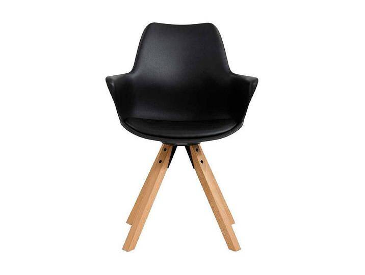 Kunsttoff Schalen Stühle in Schwarz Skandi Design (2er Set) von Kauf-Unique Marketplace