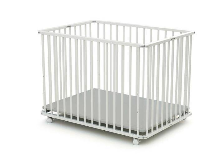 Laufgitter Baby Klappbar aus Holz mit rollen Weiß 70 x 100 cm Laufgitter Baby Klappbar aus Holz mit rollen Weiß 70 x 100 cm von Kauf-Unique Marketplace