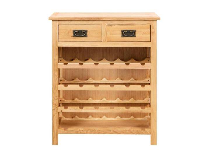 Lawrence John Weinschrank 72x32x90 cm Massivholz Eiche von Kauf-Unique Marketplace