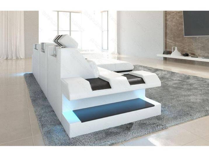 Leder Ecksofa Apollonia L Form Ledermix Echt/Kunstleder Weiß Schwarz Rechts Leder Ecksofa Apollonia L Form Ledermix Echt/Kunstleder Weiß Schwarz Rechts von Kauf-Unique Marketplace